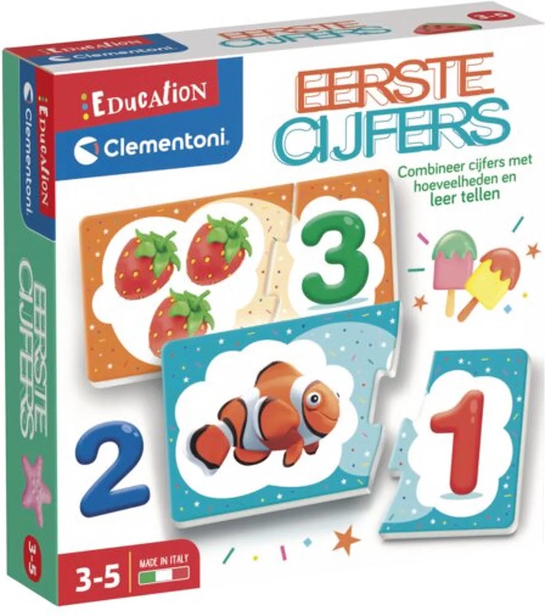 Education - Eerste Cijfers - 3+ Jaar by Clementoni in Multicolour – product photo