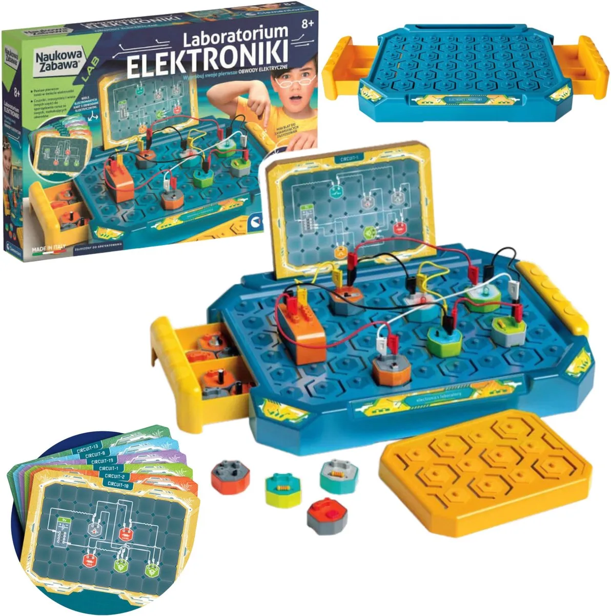 Elechtronimanomoria: Leer Electronica Bouwen van Clementoni in Meerkleurig – productfoto