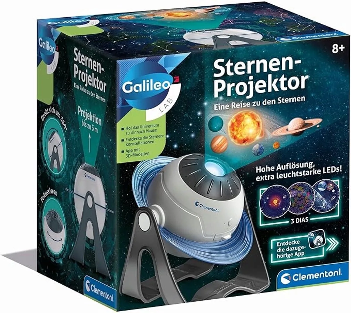 Galileo Lab Sterrenprojector - Leerzaam Planetarium voor Kinderen från Clementoni – produktbild