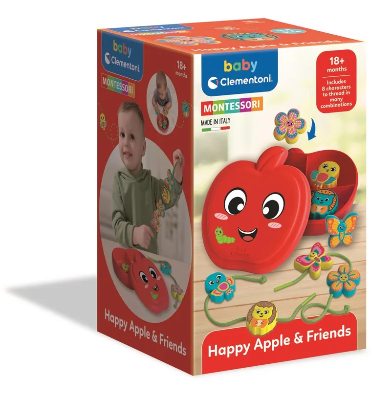 Äpple Snörningsspel von Clementoni in Mehrfarbig – Produktfoto