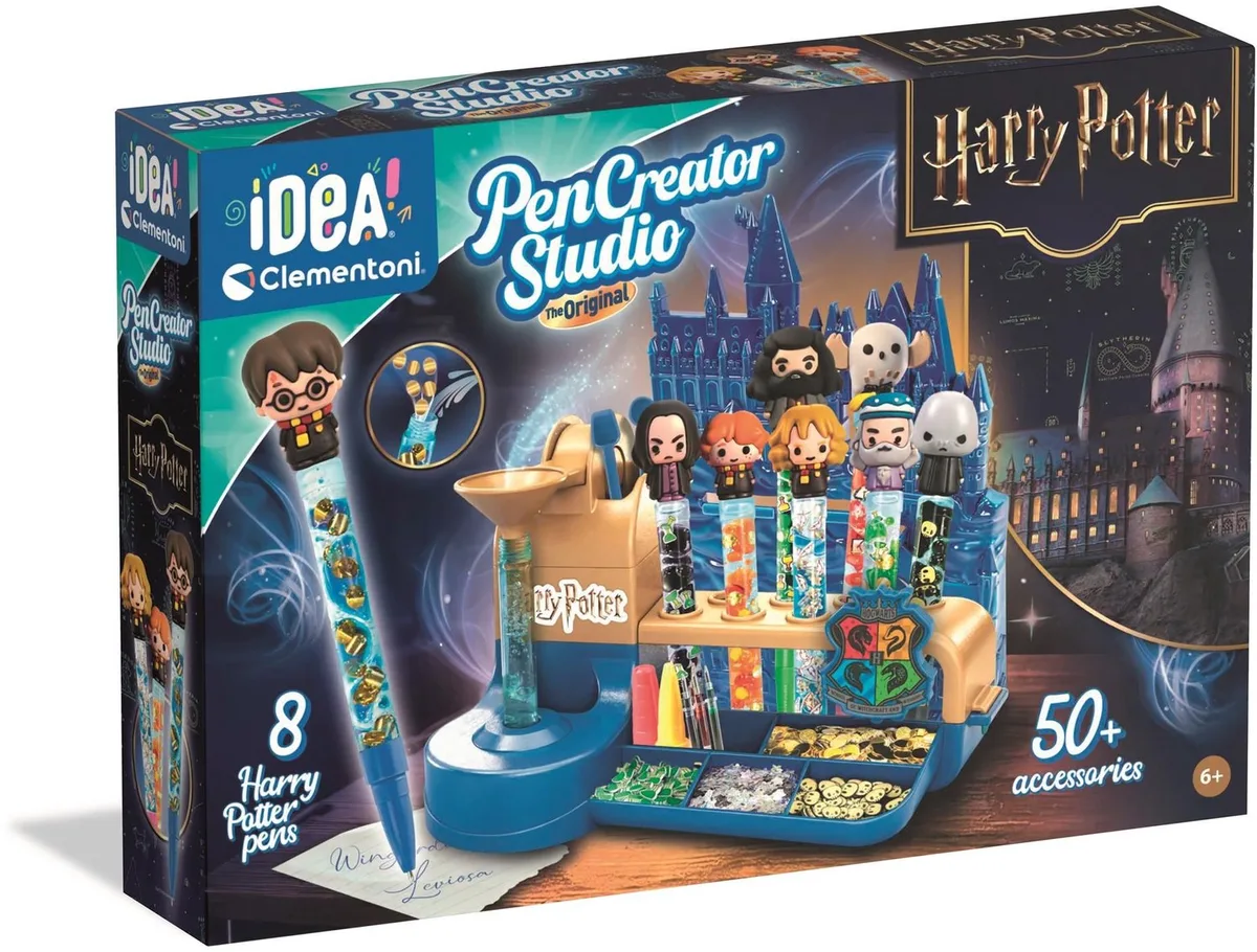 Harry Potter Pen Creator Studio - Pennen Maken Knutselpakket - Knutselen Cadeau - Creatief Knutselset voor Meisjes en Jongens vanaf 7 Jaar fra Clementoni – produktbillede