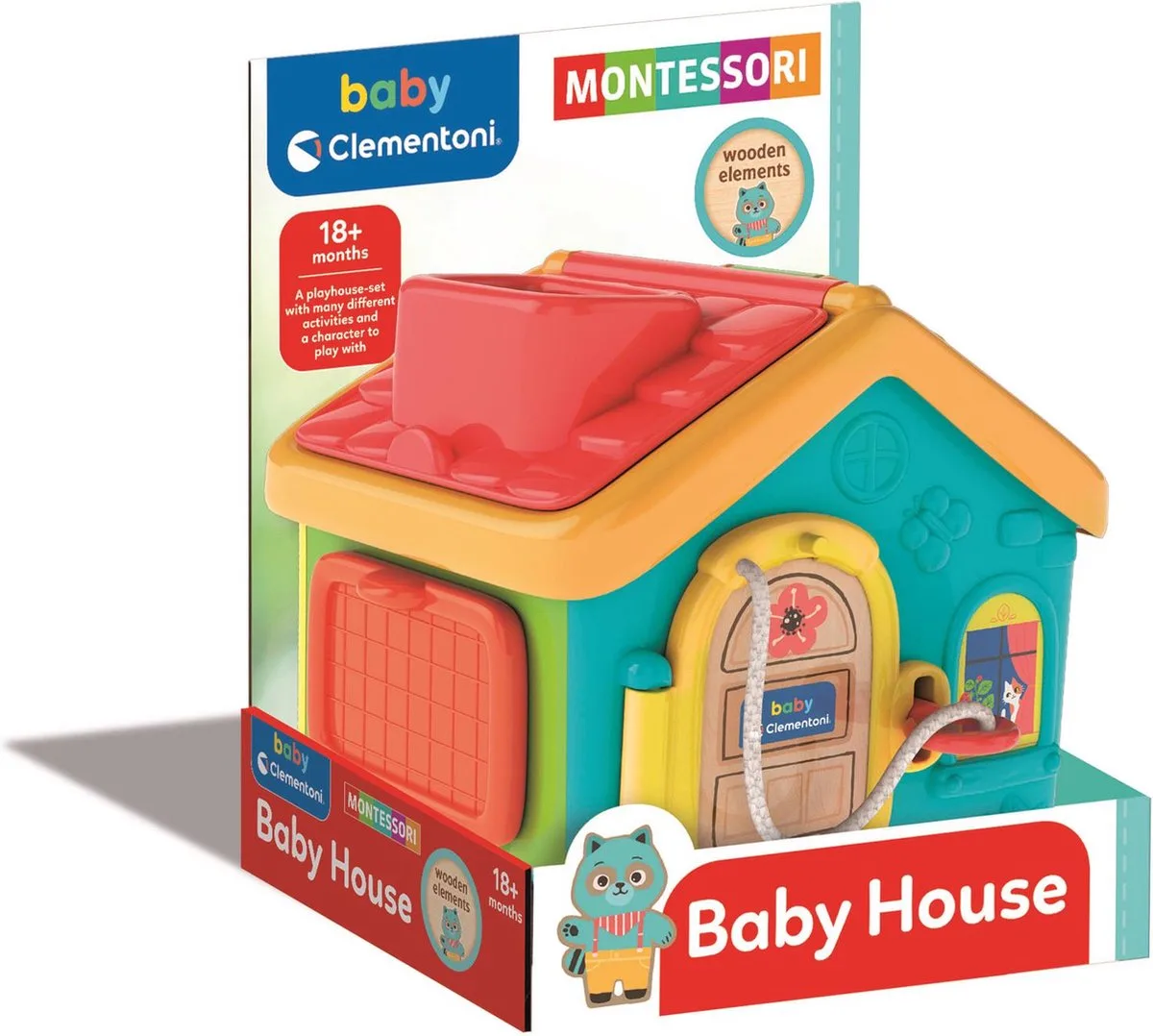 Huisje met sloten - Montessori - Vanaf 18 maanden de Clementoni en Vert – photo du produit