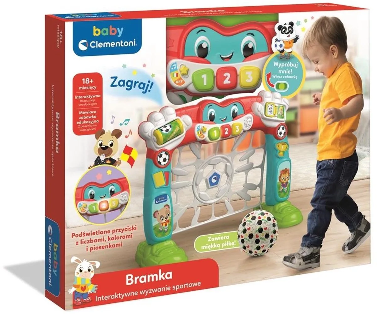 Interactief doel - Bramka interaktywna van Clementoni in Meerkleurig – productfoto