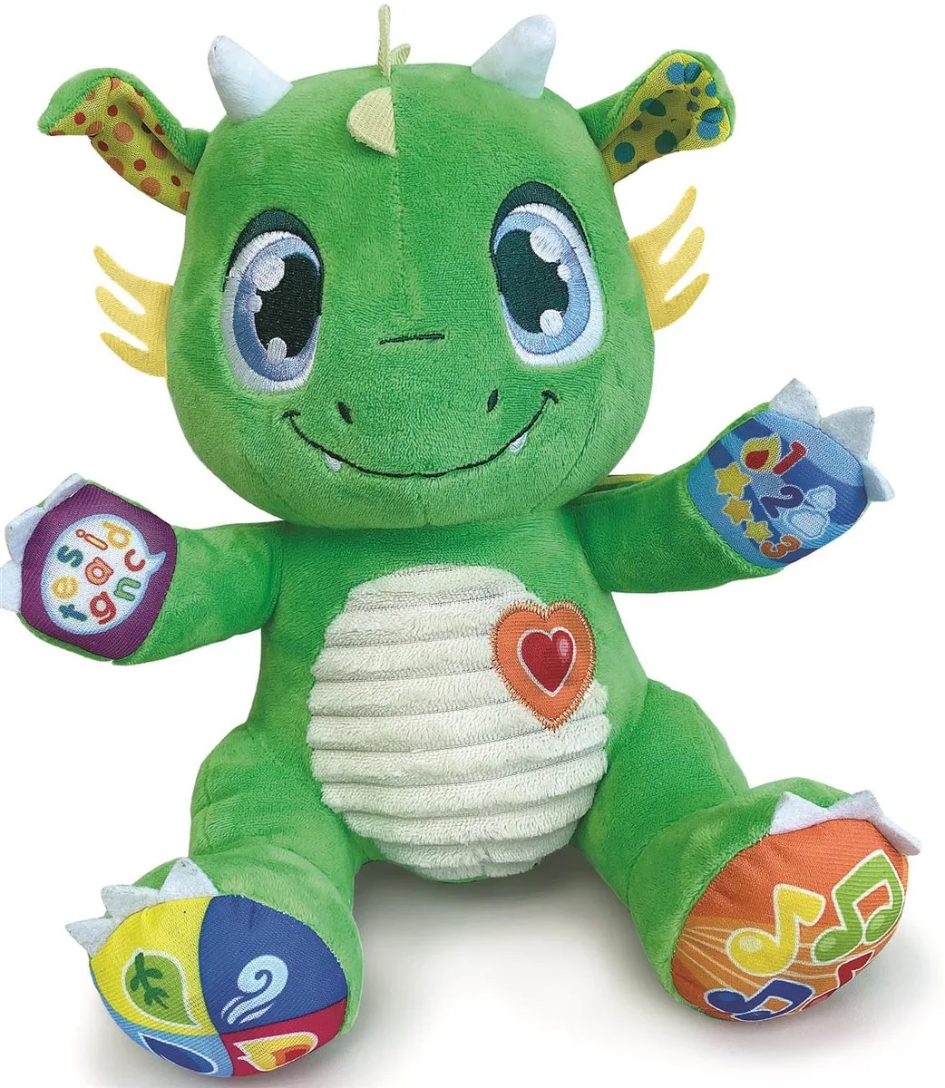 Interactieve Babydraak - Met Licht en Geluid - vanaf 6 maanden by Clementoni in Green – product photo