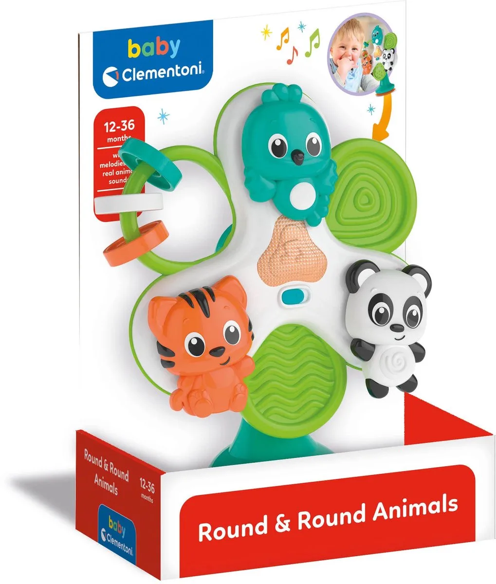 Kinderstoel speeltje - Dierencirkel - Vanaf 6 maanden by Clementoni in Multicolour – product photo
