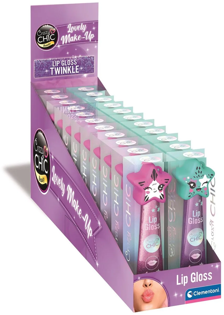 Lipgloss Roll-on - Crazy Chic - Make-up voor Kinderen - Vanaf 6 jaar fra Clementoni i 2 – produktbillede