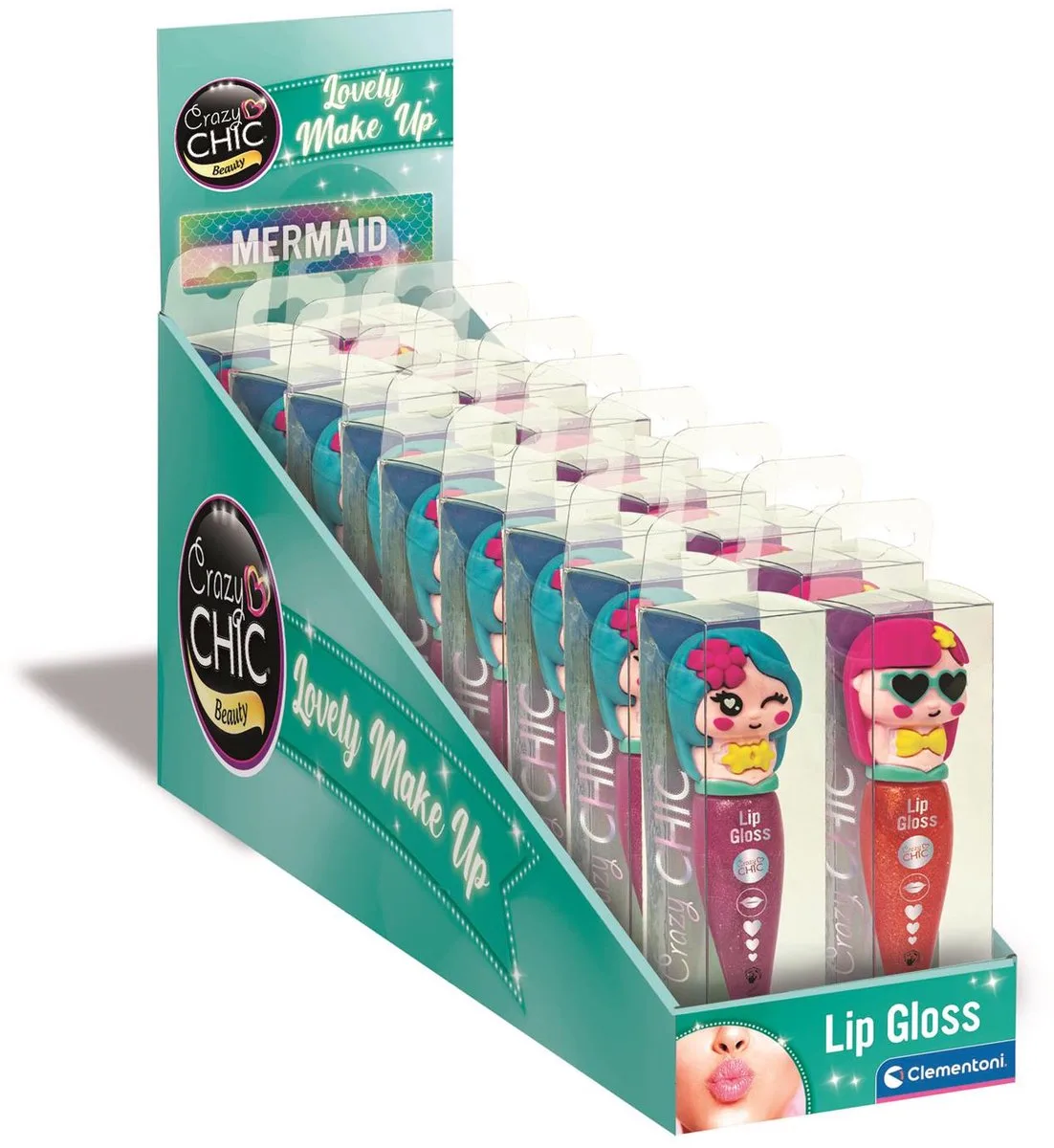 Lipgloss Roll-on - Zeemeermin- Crazy Chic - Make-up voor Kinderen - Vanaf 6 jaar von Clementoni in Mehrfarbig – Produktfoto