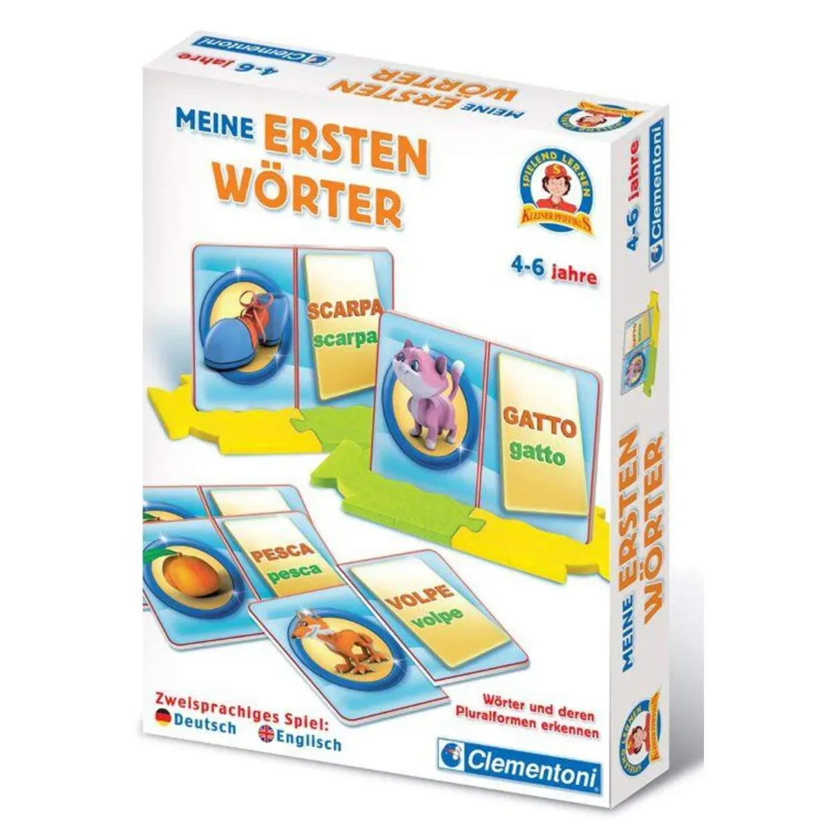 Meine ersten Wörter, 2-sprachiges lernen von englisch und deutsch de Clementoni – photo du produit