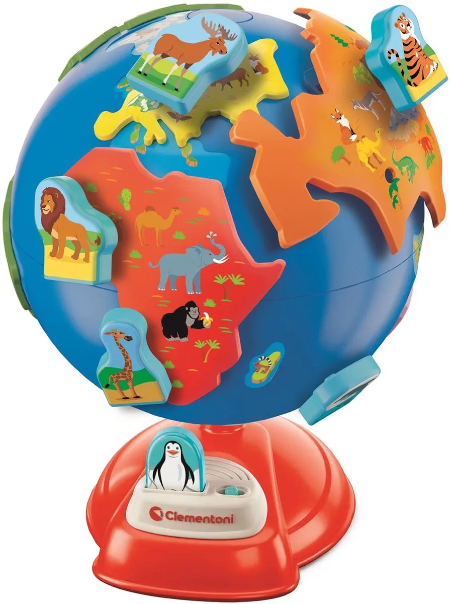 Mijn Eerste Wereldbol - Speelgoed van het Jaar - Wereldbol Interactief voor Kinderen - Educatief Speelgoed 3-6 Jaar by Clementoni in Multicolour – product photo