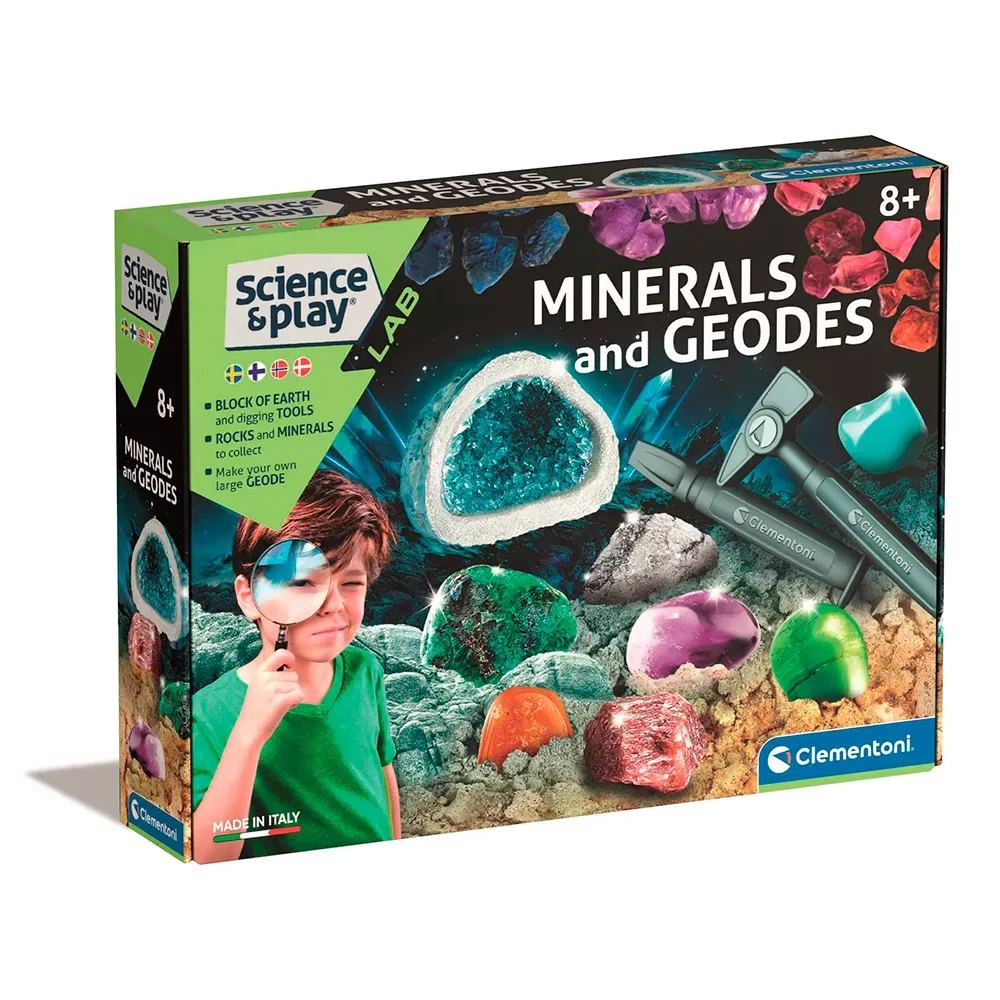 Minerals And Geodes I-78828 Pädagogisches Spielzeug von Clementoni – Produktfoto