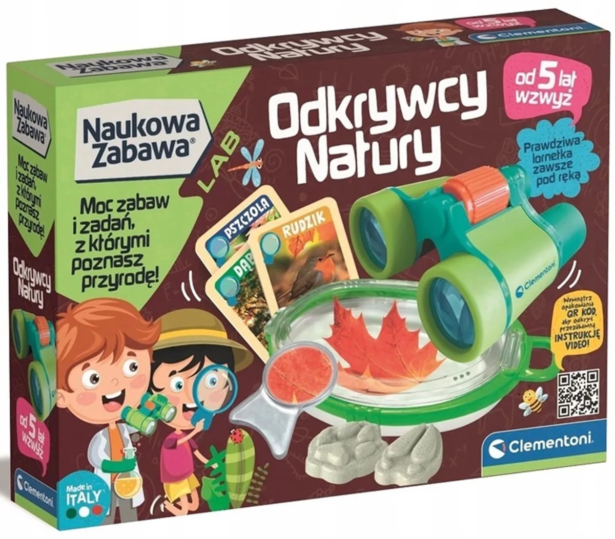 Natuur Ontdekker Set met Verrekijker - Leerzaam Speelgoed 5+ van Clementoni in Wielokolorowy – productfoto