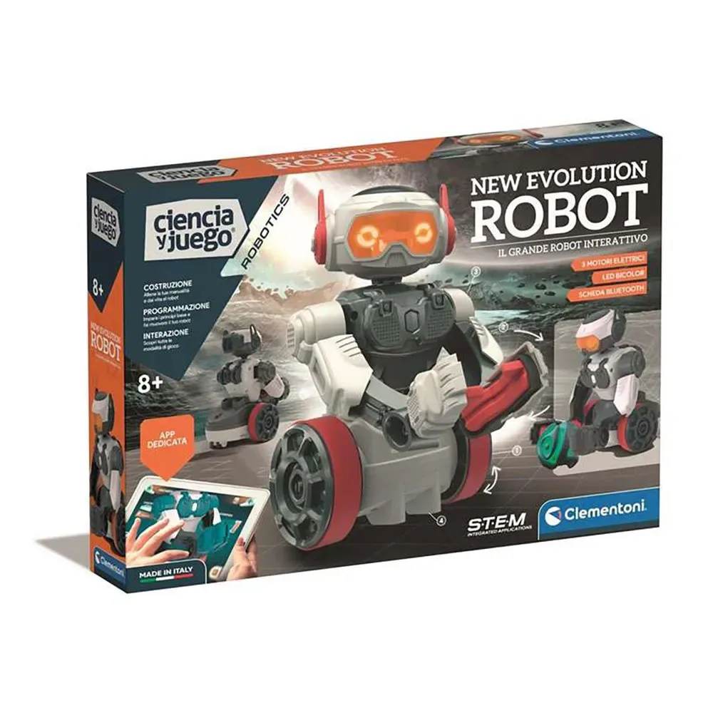 Robot Nieuwe Evolutie Wetenschap En Spel Leer De Principes Van Robotica 45.1x31.1x7 Cm van Clementoni – productfoto
