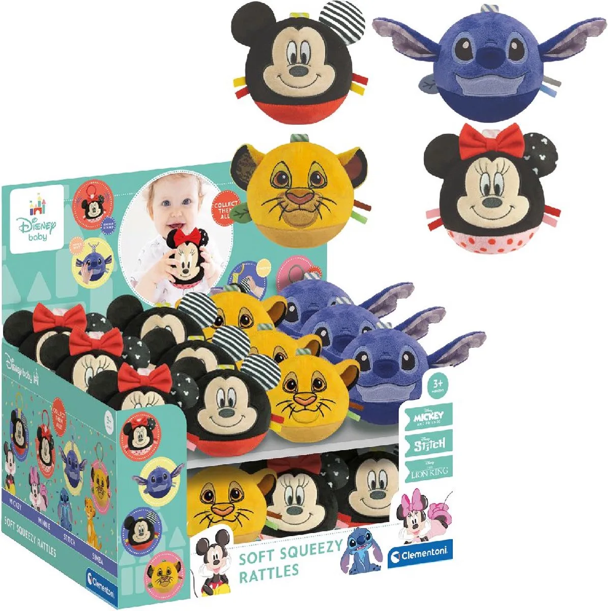 Softbal Disney Figuur van Clementoni in Meerkleurig – productfoto