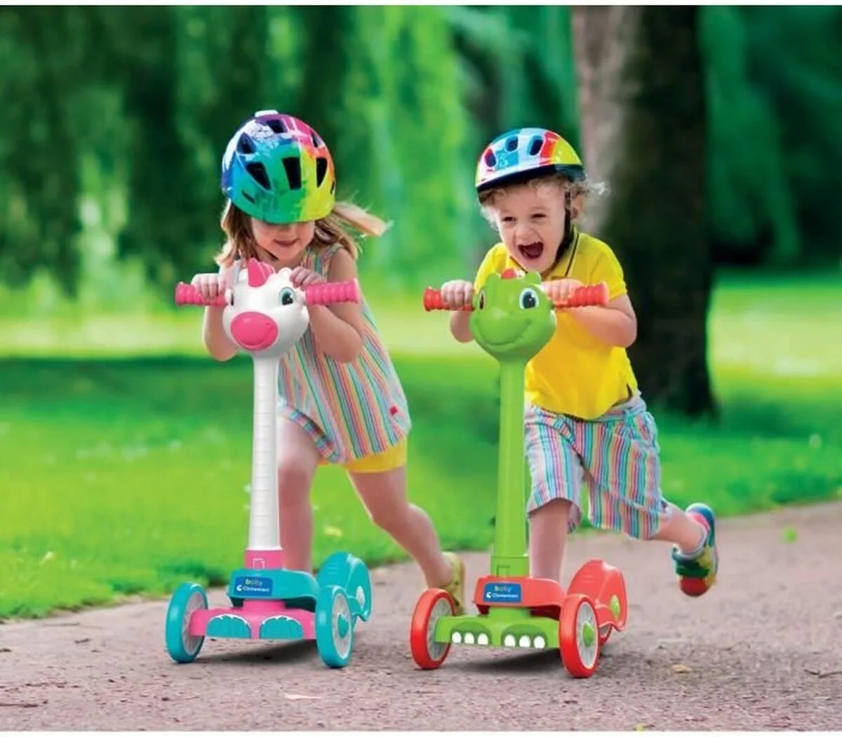 Step Clementoni Unicorn Push Scooter van Clementoni in Meerkleurig – productfoto
