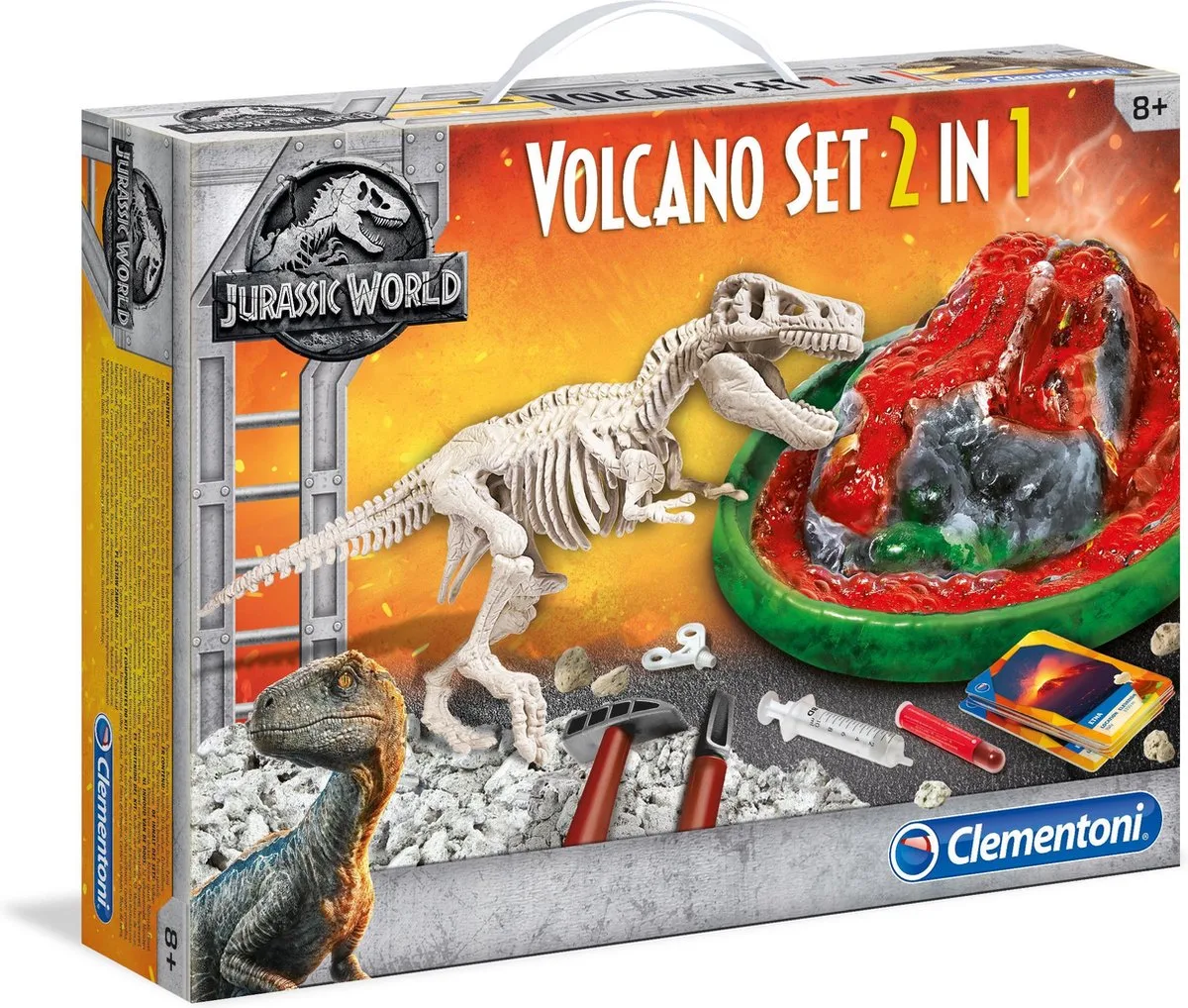Volcano Set 2 in 1 de Clementoni en Multi Kleur – photo du produit