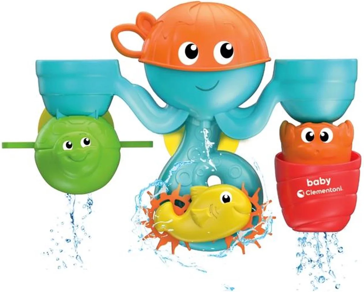 Waterpark set - Badspeelgoed watervriendjes - vanaf 6 maanden van Clementoni in Meerkleurig – productfoto