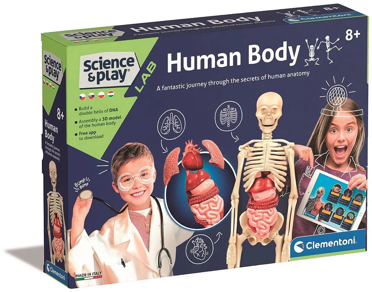 Wetenschap Set - Human Body - Experimenteerset - 1 stuk - Educatief speelgoed van Clementoni – productfoto