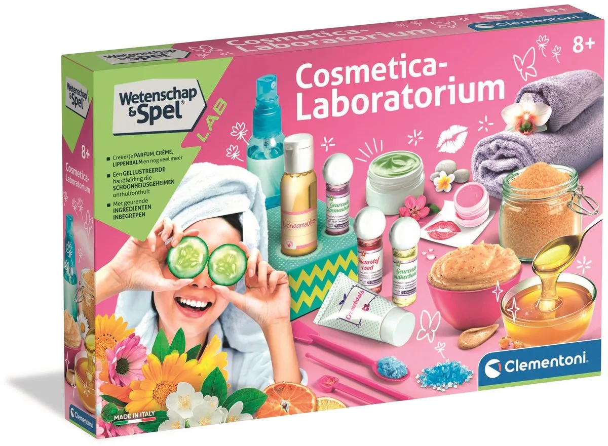 Wetenschap & Spel - Cosmeticalaboratorium - Experimenteerdoos - STEM-speelgoed von Clementoni in Multi Kleur – Produktfoto