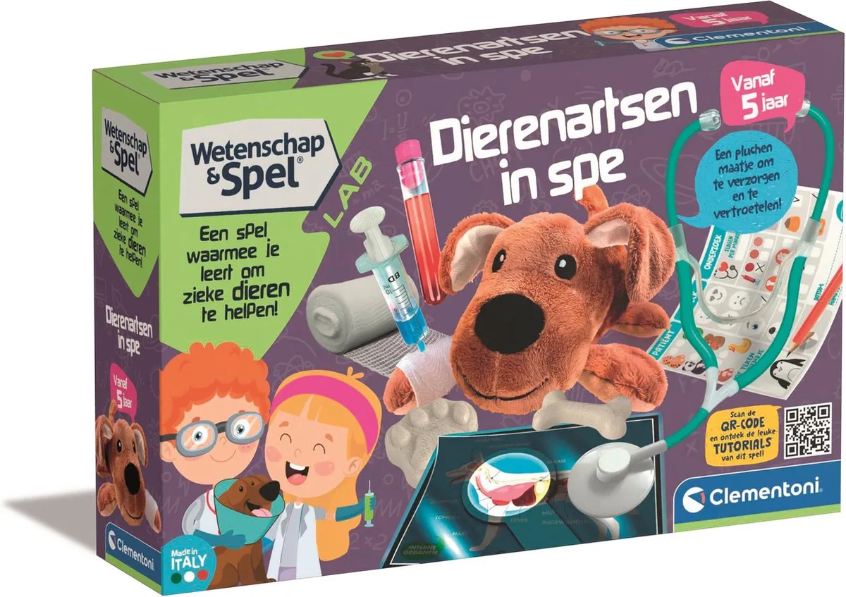 Wetenschap & Spel - Educatief Speelgoed - Experimenteerdoos - Vanaf 5 jaar von Clementoni in Dierenartsen in Spe – Produktfoto