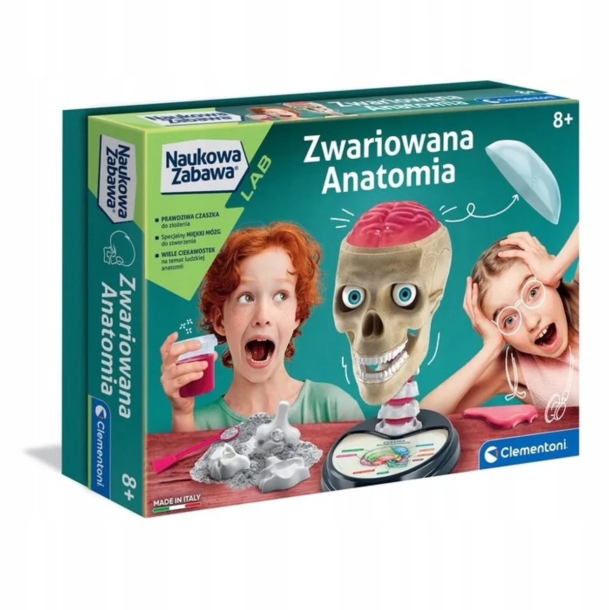 Wetenschapsset Menselijke Anatomie - Leerzaam Cadeau voor Kinderen 8+ fra Clementoni i Multi-coloured – produktbillede
