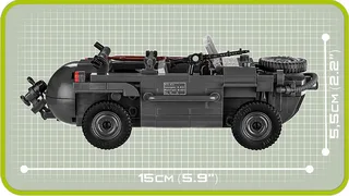 2403 VW Typ 166 Schwimmwagen by COBI – interior photo 4 of 4