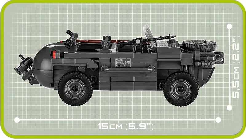 2403 VW Typ 166 Schwimmwagen by COBI – interior photo 4 of 4