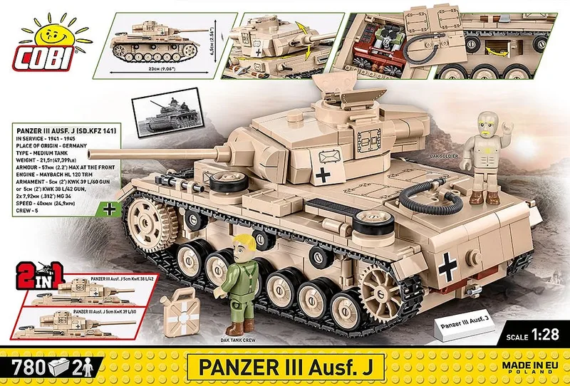 2562 Panzer III Ausf. J fra COBI – miljøbillede 4 af 4