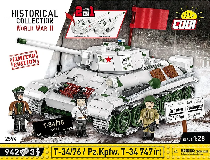 2594 T-34/76 / Pz.Kpfw. T-34 747 (r) - Limited Edition fra COBI – miljøbillede 3 af 4