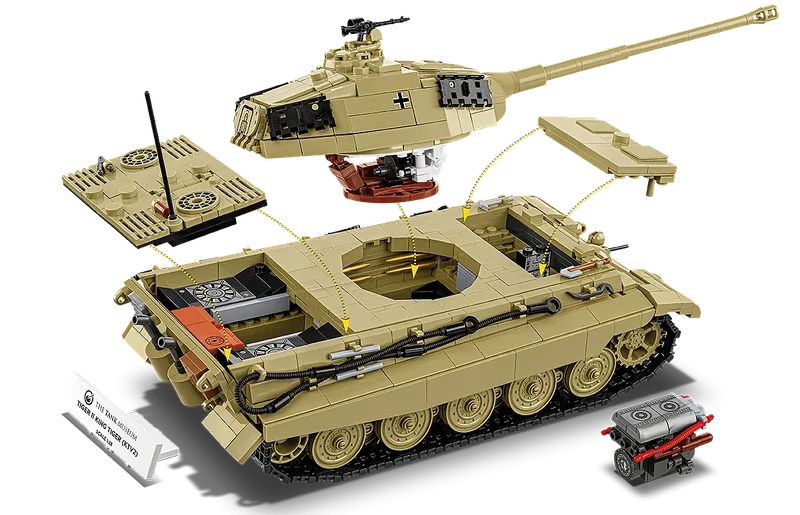 2686 Tiger II King Tiger (KTV2) de COBI – photo du produit 4 sur 4