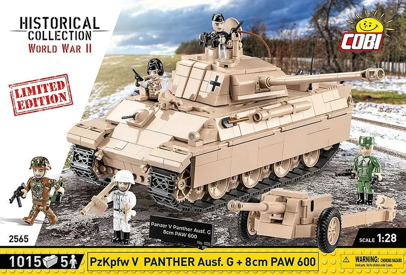 2565 PzKpfw V Panther Ausf. G + 8 cm PAW 600 - Limited Edition by COBI – interior photo 2 of 4