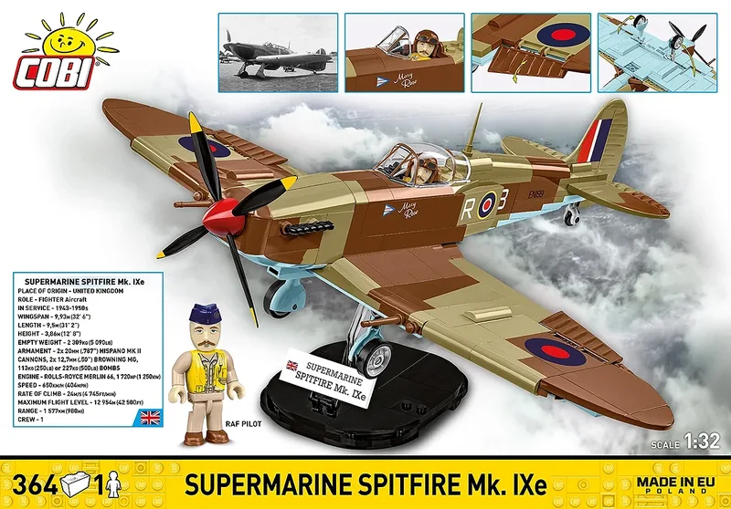 5764 Supermarine Spitfire Mk.IXe by COBI – interior photo 4 of 4