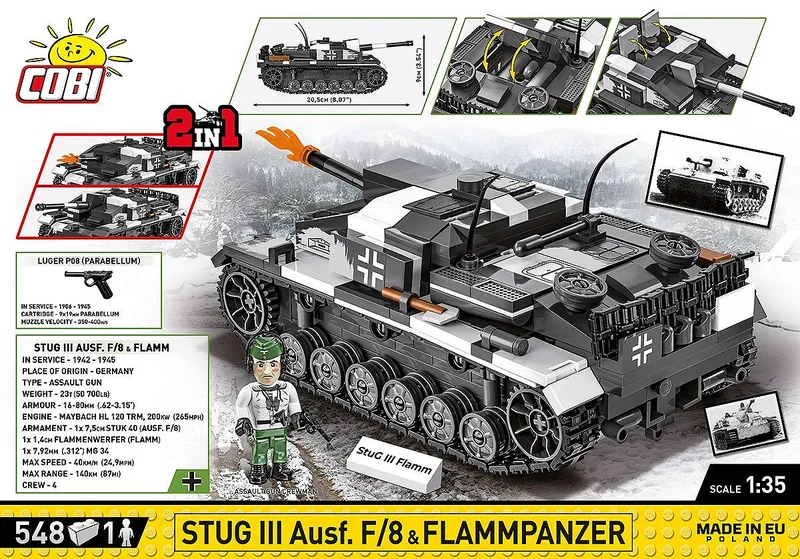 2286 StuG III Ausf.F/8 & Flammpanzer by COBI – interior photo 4 of 4