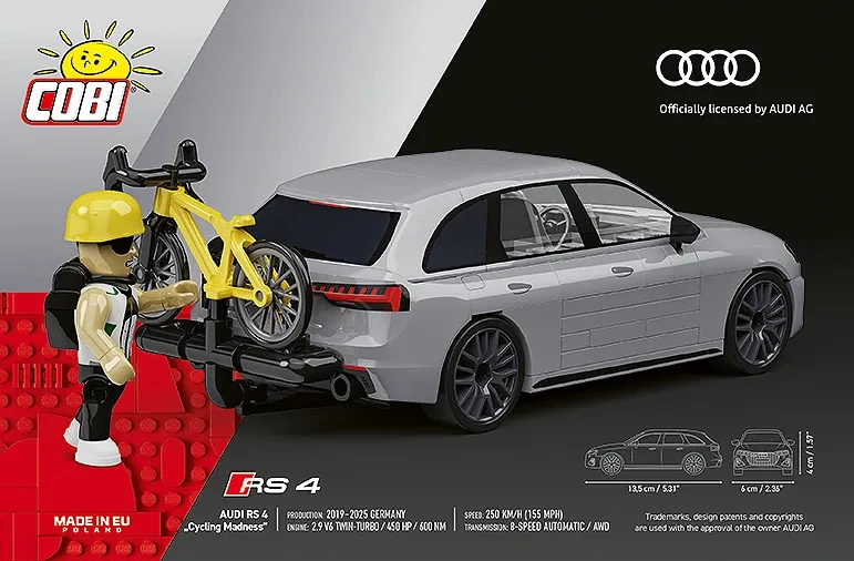 24671 Audi RS4 "Cycling Madness" fra COBI – miljøbillede 4 af 4