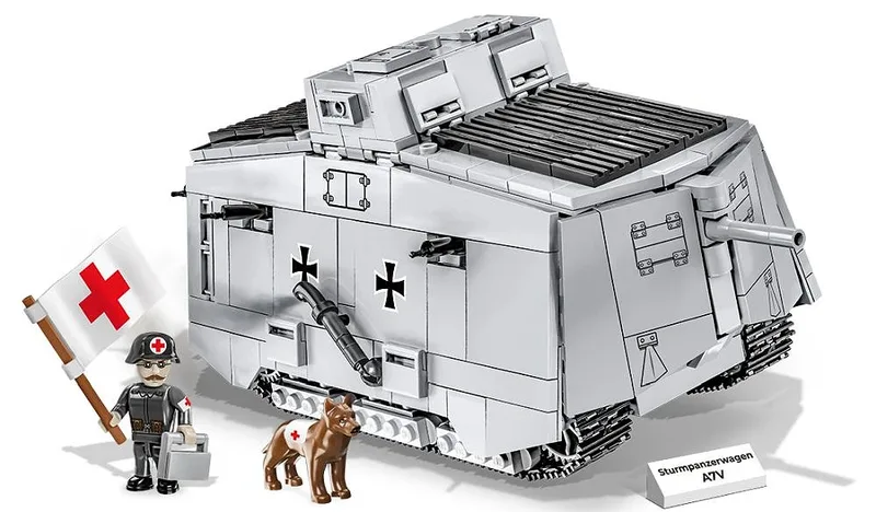 2989 Sturmpanzerwagen A7V fra COBI – produktbillede 2 af 4