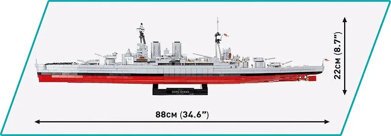 4829 HMS Hood - Limited Edition från COBI – miljöbild 4 av 4