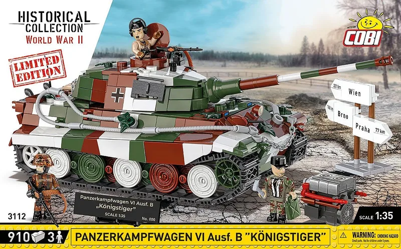 3112 Panzerkampfwagen VI Ausf. B Königstiger - Limited Edition de COBI – photo d’ambiance 3 sur 4