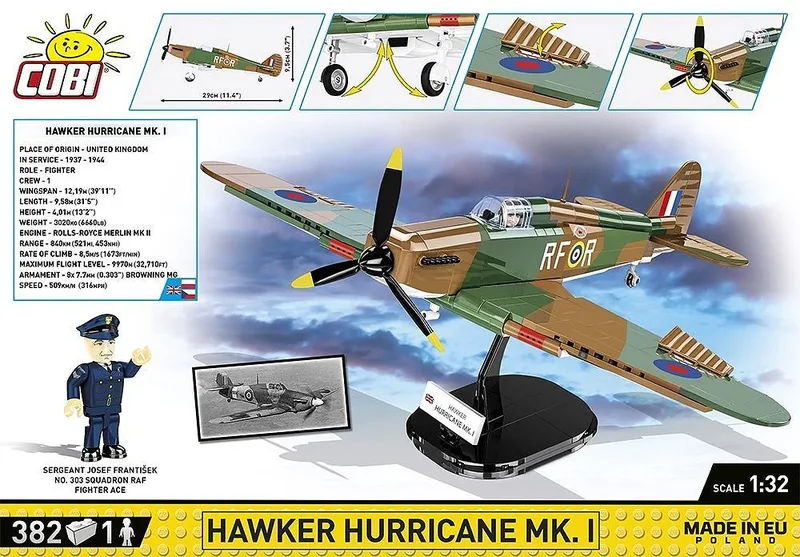 5728 Hawker Hurricane Mk.I by COBI – interior photo 2 of 4