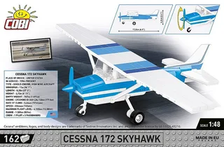 26622 Cessna 172 Skyhawk-White-Blue by COBI – interior photo 3 of 4