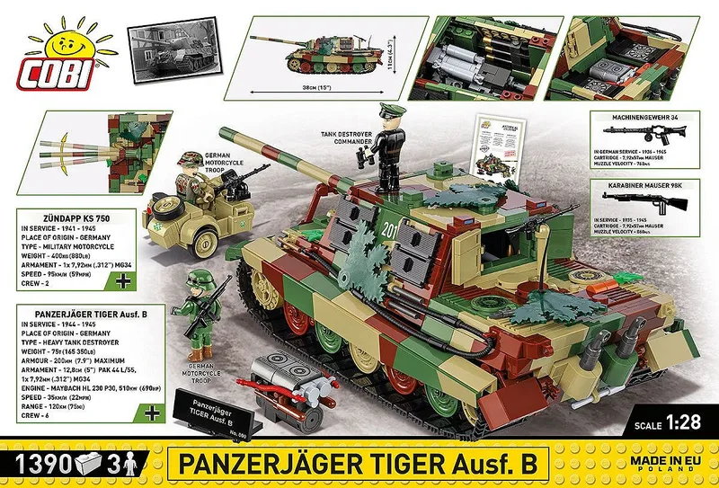 2579 Panzerjäger Tiger Ausf.B - Limited Edition från COBI – miljöbild 4 av 4