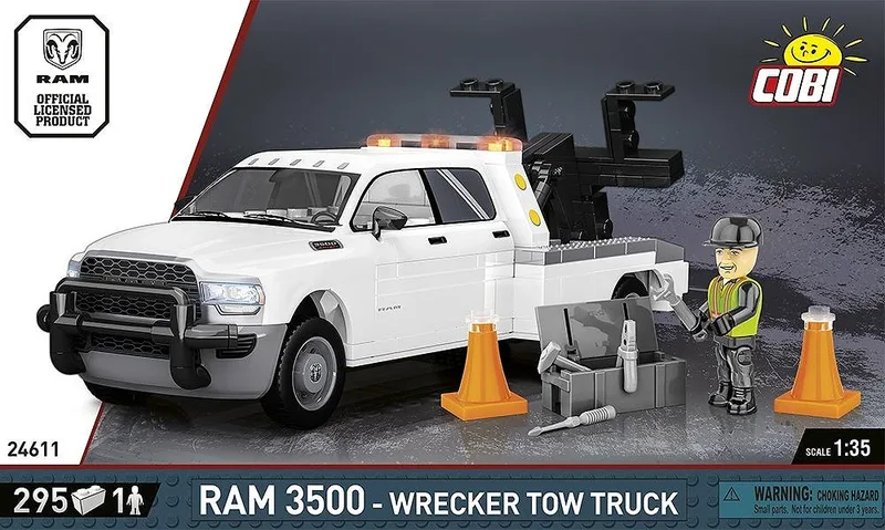 24611 RAM 3500 - Wrecker Tow Truck fra COBI – miljøbillede 2 af 4