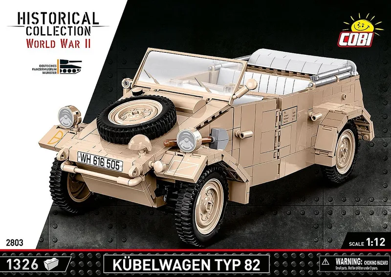 2803 Kübelwagen Personenkraftwagen Typ 82 de COBI – photo d’ambiance 4 sur 4
