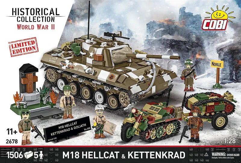 2678 M18 Hellcat - Kettenkrad & Goliath - Limited Edition de COBI – photo d’ambiance 2 sur 4