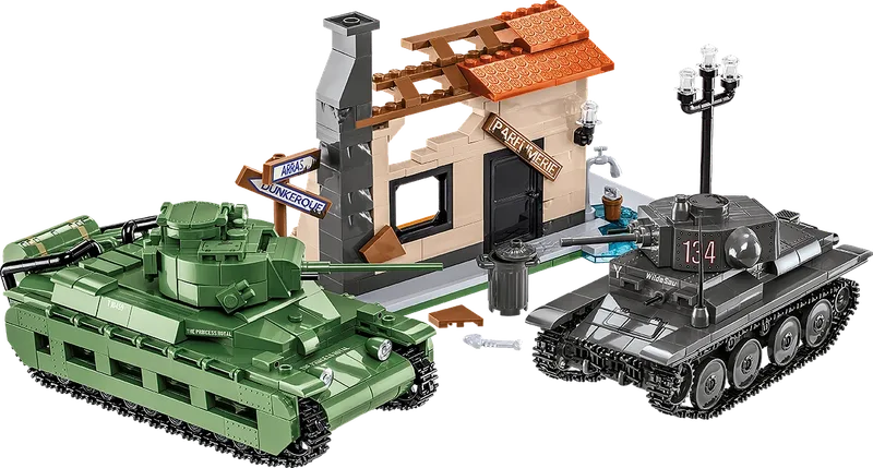 2284 Battle of Arras 1940 Matilda II vs Panzer 38(t) by COBI – product photo 1 of 4