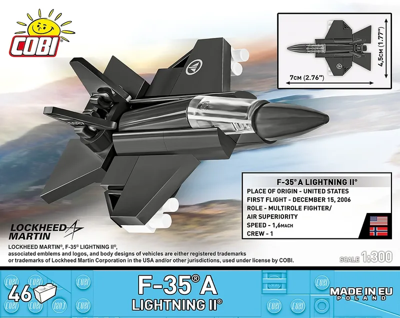 5940 F-35A Lightning II 1:300 de COBI – photo d’ambiance 3 sur 4