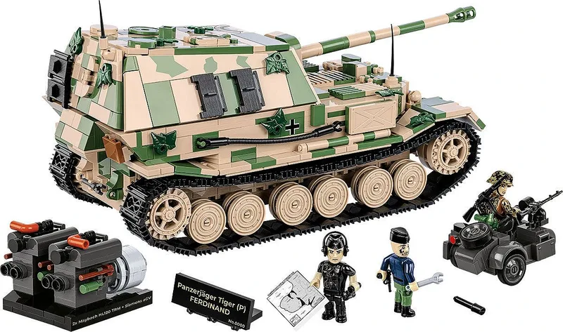 2581 Panzerjäger Tiger (P) Ferdinand - Limited Edition de COBI – photo du produit 2 sur 4