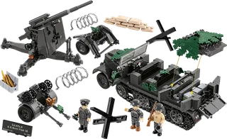 3139 Sd.Kfz.8 & 8.8 cm Flak18 - Limited Edition fra COBI – produktbillede 4 af 4