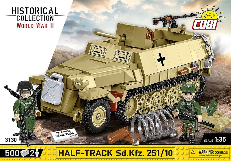 3130 Half-Track Sd.Kfz. 251/10 de COBI – photo d’ambiance 4 sur 4