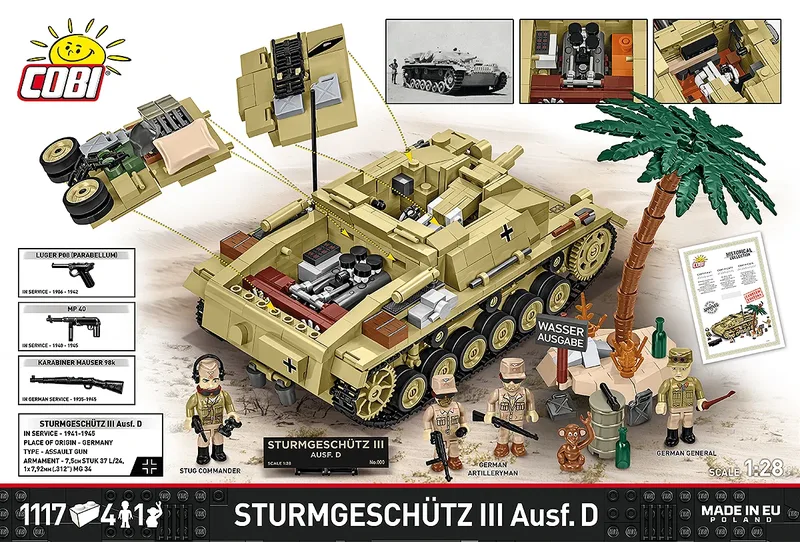 2675 Sturmgeschütz III Ausf.D - limited Edition de COBI – photo d’ambiance 4 sur 4