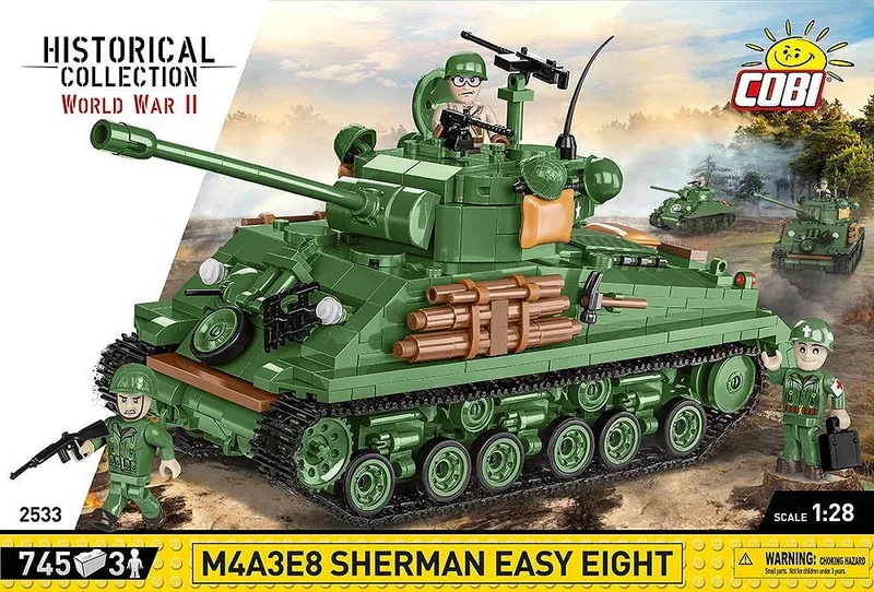2533 M4A3E8 Sherman Easy Eight fra COBI – miljøbillede 3 af 4