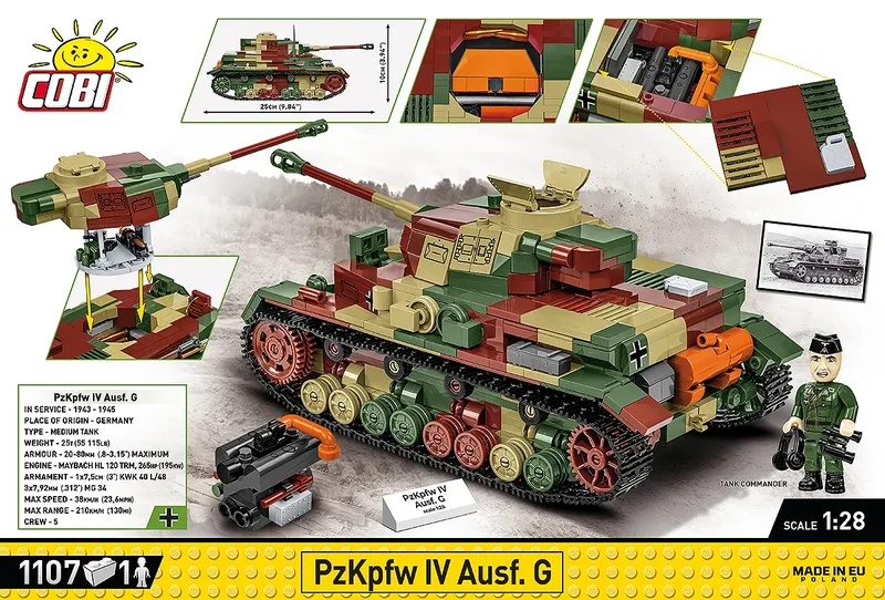 2592 PzKpfw IV Ausf. G de COBI – photo d’ambiance 4 sur 4